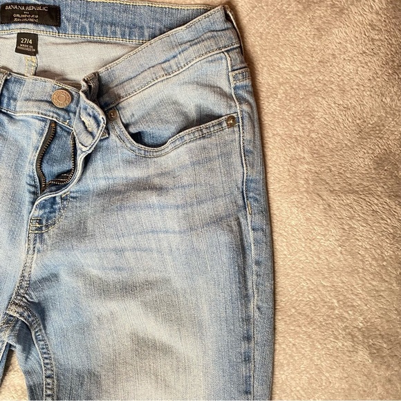 Banana Republic Light Blue Denim Men’s Jeans “Girlfriend Jean” Light Wash US27/4 - Picture 6 of 11